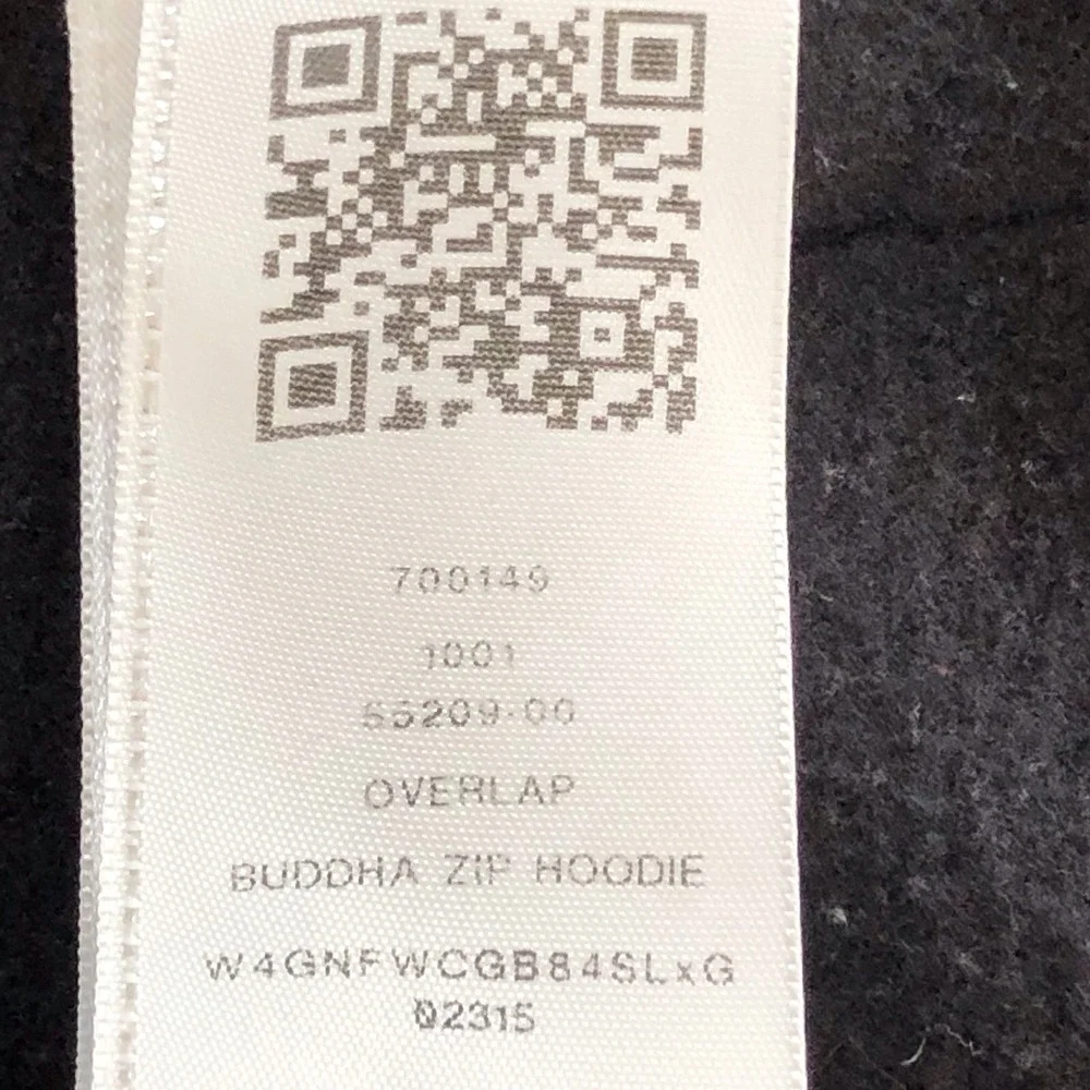 True Religion Buddha‎ Hoodie Men's Large Black Full Zip Graphic Streetwear Y2K